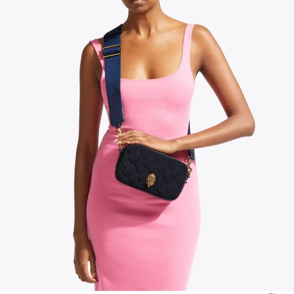 Kurt Geiger Navy Small Kensington Camera Bag - Picture 6 of 6